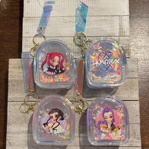 K Pop Clear Mini Backpack Keychains/Wristlets